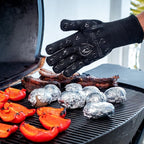 Grill Armor Oven Gloves – 932°F Heat, Fire & Cut Resistant Mitts for BBQ, Grill, Cooking, Grilling, Baking, Smoker & Fire Pit