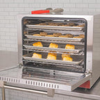 Kratos Commercial Oven, Half Size Electric Countertop Convection Oven, Holds Four Half Size Sheet Pans, 120V (29M-002)