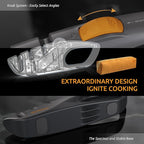5-Angle Adjustable Knife Sharpener for Kitchen, Scissors & Pocket Knives – Precision 15°-24° Sharpening, Coarse & Fine Slots, Non-Slip Base, Ergonomic Handle, Safe & Easy to Use