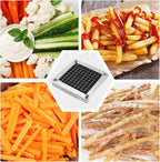 Replacement Chopper Blade Commercial Vegetable Chopper Dicer Stainless Steel Blade for Fruit Cutting Machine Tomato French Fries Cutter (2 * 3/8″ Blade)
