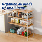 Simple Trending 8 Pack Large Wire Baskets for Organization, Metal Pantry Storage Baskets for Cabinet, Kitchen, Garage, Bathroom, Black