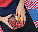 Yumbox Snack Bowl – 3-Compartment Leakproof Snack & Breakfast Container for Kids & Adults – Reusable Bento Snack Box for Yogurt, Parfaits, Fruit, Veggies & Small Meals