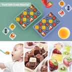 Silicone Ice Cube Tray 3 Pack, HANCELANT Ice Cube Mold, Ice Trays for Freezer with Lid for Whiskey, Baby Food, BPA Free, Easy Release