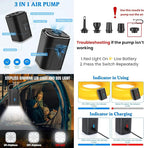 Vacuum Bags for Travel, IP67 Reusable Vacuum Seal Bags for Clothing with Electric Pump, Vacuum Seal Packing cube for Suitcases, Backpack & Travel (2PC+Pump)