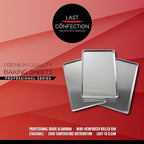Last Confection 6 Cookie Baking Sheets 9" x 13" - Small Rimmed Aluminum Jelly Roll Trays - Quarter Sheet Pans