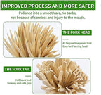 4.7 Inch Bamboo Skewers, 300 PCS Bamboo Paddle Wood Picks, Toothpicks for Appetizers, Cocktail Picks for Drinks, Food Picks, BBQ, Sandwich, Barbecue Snacks.
