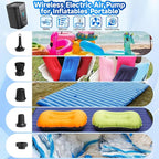 Travel Vacuum Storage Bags Combo Portable Wireless Electric Pump,12 Pack Compression Bags for Travel,Space Saver Vacuum Storage Bags for Clothing and Luggage