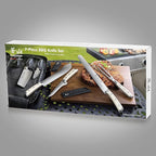 Cangshan S1 Series 7-Piece BBQ Knife Set, Forged German Steel, 1023718