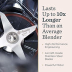 Vitamix Explorian E310 Blender, Professional-Grade Kitchen Blender for Smoothies, Soups, Juices and More, 10-Speed, Stainless Steel Blades, Self-Cleaning Kitchen Appliance, 48 Oz Container, Slate
