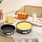 6PCS Springform Pan Round Non Stick Cheesecake Pan Durable Cake Baking Pans with Removable Bottom Cake Molds for Baking