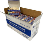 KingSeal 500 Count 3.5 Inch Natural Birch Wood Steak Markers, Heat Stamped, MED Well, Eco-Friendly, Bulk Pack - 500 Count Per Box