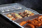 Yukon Glory Grill Basket Set, Stainless Steel BBQ 'N Serve 5-Piece with 3 Baskets, Removable Handle & Drip Tray for Vegetables, Fish, Shrimp