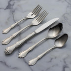 Oneida Chateau Fine Flatware Dinner Forks, Set of 4, 18/10 Stainless Steel, 2610004A
