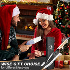 Golden Bird Meat Cleaver Knife - 8 Inch Viking Knife, Full Tang Butcher Knives for Meat Cutting, High Carbon Steel Cleaver with Ergonomic Wood Handle,Great for Outdoor Camping,Christmas Gifts for Men