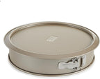 Berghoff Balance Nonstick Springform Cake Pan 11" x 11" x 2.25", Removable Bottom, Lightweight Carbon Steel, Ferno-Green, Non-toxic Coating Bakeware, Leakproof, Oven Safe Up To 450°F