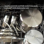 Hestan ProBond Forged TITUM - Professional Clad Stainless Steel, Nonstick, Frying Pan Set (8.5'' & 11''), Induction Compatible, Made without PFOAs