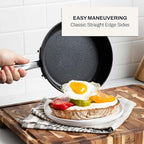 All-Clad HA1 Hard Anodized Nonstick Cookware Set 13 Piece Induction Oven Broiler Safe 500F, Lid Safe 350F Pots and Pans Black