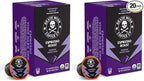 Death Wish Coffee, Espresso Roast Single Serve Coffee Pods - Fair Trade and Organic (10 Count) (Pack of 2)