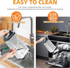 Box Grater, Stainless Steel Cheese Graters for Kitchen, 4 Sided Food Grater with Handle, Cheese Slicer for Food Vegetables Potatoes Carrot