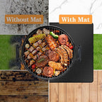 65X48in Grill Mats for Outdoor Grill,Fits Most Grills, Smokers, Griddles and Outdoor Charcoal, Flat Top,Deck and Patio Protector