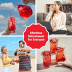 Tiesta Tea - Peaches N' Green Cold Brew, Loose Leaf, Smooth Peach Green Tea, Premium Medium Caffeinated Iced Drink, Cold Brew Packets, Makes 64 oz of Pitcher Per Bag (Pack of 10)