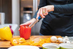 DURA LIVING 2-Piece Premium Kitchen Knife Set - Ultra-Sharp 5" Utility Knife & 3.5" Paring Knife, High Carbon Stainless Steel, Forged for Precision, Multipurpose Cooking Knives with Ergonomic Handles