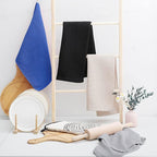 Homaxy 100% Cotton Waffle Weave Kitchen Dish Towels, Ultra Soft Absorbent Quick Drying Cleaning Towel, 13 x 28 Inches, 6-Pack, Blueberry
