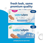WaterWipes Sensitive+ Newborn & Baby Wipes, 3-In-1 Cleans, Cares, Protects, 99.9% Water, Unscented & Hypoallergenic, 540 Count (9 Packs)