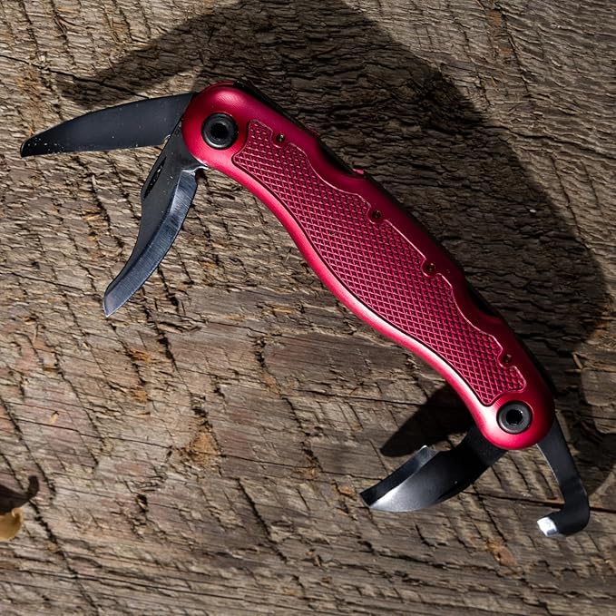FLEXCUT Spoon Carvin Jack 2.0, Portable Pocket Knife for Wood Carving with 4 Blades, Made in the USA | JKN296