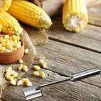 Long Handle Stainless Steel Corn Cob Stripper,Corn Cob Thresher,Corn Peeler,Corn Stripper,Corn Thresher,Corn Scraper (Style-B)