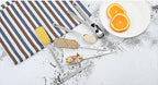 Measuring Spoons Set of 6, 18/8 Stainless Steel Measuring Spoons for Dry & Liquid, Spice Long Handle Tbsp Nesting Measure Spoon for Baking & Kitchen