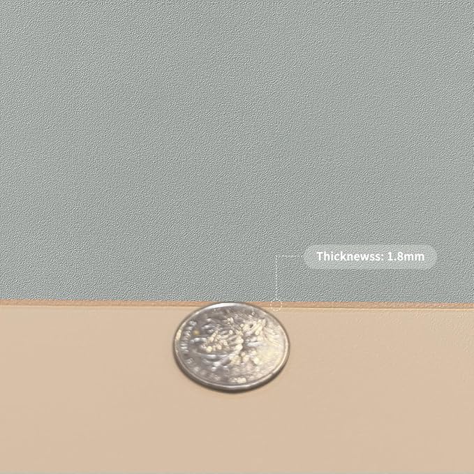 Vanity Top Protector - Can Be Used On Both Sides Waterproof and Easy to Clean Good Flatness Used for Dresser Table(Light Brown+Gray 10x39)