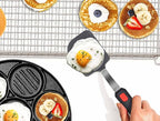 Set of 3, Silicone Spatula Turner,600°F Heat Resistant Cooking Spatulas for Nonstick Cookware, Large Kitchen Utensils BPA Free Rubber Spatula Set for Egg, Pancake, Fish, Burger