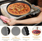 Layhit 34 Pcs Tart Pans - 2x 9.5" + 16x 3" Small + 16x 4" Mini Non Stick Tart Pans with Removable Bottom for Baking, Heavy Duty Carbon Steel Quiche Molds