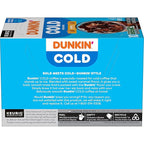 Dunkin' Cold Caramel Flavored Coffee, 10 Keurig K-Cup Pods