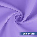 homing Rectangle Table Cloth Cover, Waterproof Polyester Elastic Fitted Tablecloth, Fits for 4 Foot Folding Tables, Washable Table Protector for Picnic, Camping, Outdoor (Lavender, 24" x 48")