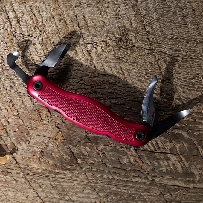 FLEXCUT Spoon Carvin Jack 2.0, Portable Pocket Knife for Wood Carving with 4 Blades, Made in the USA | JKN296