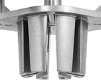 Happybuy 8-Section Commercial Easy Wedger Stainless Steel Blade Fruit Lime Slicer, Lemon Cutter 8 Wedges for Bar Restaurant