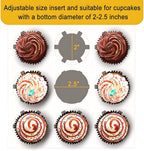 9-Count White Cupcake Boxes with Window and Insert, 9x9x3 Inch, Set of 8, Suitable for Cupcakes, Muffins, and Cookies