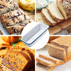 Webake Large Enamel Bread Pan, Long Banana Bread Loaf Pan for Baking, Non-Stick Rectangle Cake Pan Enamelware White 12 x 4.5 Inches