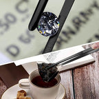Yaomiao 4 Packs 10 Inch Bar Tweezers Black Cocktail Tongs Long Garnish Tweezers Stainless Steel Bartender Kitchen Cooking Tongs for Cocktail Food Fruit Korean BBQ Bartender Chef, Multi-use