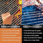 UBeesize Copper Grill Mats for Outdoor Grill – 6 Pack Heavy-Duty, Non-Stick BBQ Grilling Mat & Baking Mats, Reusable, Easy-Clean for Gas, Charcoal, Electric Grills (15.75 x 13 Inch)