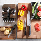 Cangshan L Series 17-Piece German Steel Forged Knife Set, 1026795 (Black)