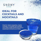 Snowy River Royal Blue, Cocktail & Margarita Sugar Rimmer - Vibrant Color Glass Rimming Sugar with Medium Crystal Texture - 80oz