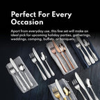 New Star Foodservice Bead Pattern, Stainless Steel, 60-Piece Flatware Set