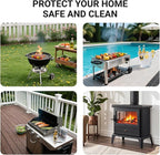 Lancryen 2025 Thickened 40 x 60 inch Under Grill Mat for Outdoor and Indoor, Double-Sided Fireproof Grill Pad, Indoor Fireplace/Fire Pit Mat, Oil-Proof Waterproof BBQ Protector for Decks and Patios