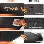 65 x 48 inch Under Grill Mats for Outdoor Grill - Fireproof Grill Mats for Outdoor Grill Deck and Grass Protector - Water Resistant & Oil Proof- Easy to Clean Fire Pit Mat, Fireplace Mat