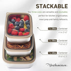 Stainless Steel Lunch Box Adult| Meal Prep| Food Storage| Stainless Steel Lunch Containers with clear Silicone Lids| Leak Proof|20,30, 40 OZ| Bento Box | Metal lunch Box |Lunchbox | Bentobox