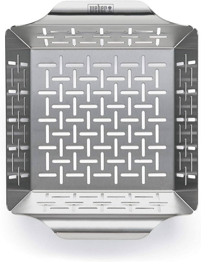 Weber Style Small Stainless Steel Vegetable Basket