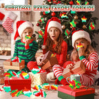 Christmas Pop Fidget Toys Bulk Its Christmas Party Favors for Kids 30 Pack Mini Pop Keychain It Stocking Stuffers for Kids Goodie Bag Stuffers Fidgets for Classroom Prizes Student Birthday Party Gifts